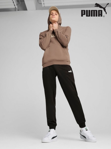 Puma Brown Mens Essentials No 1 Logo Hoodie (W21932) | £45
