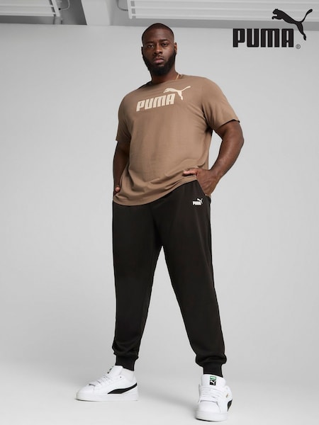 Puma Brown Mens ESS No. 1 Logo T-Shirt (W21937) | £20