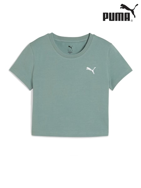 Puma Green Womens WARDROBE ESS Baby T-Shirt (W21976) | £22
