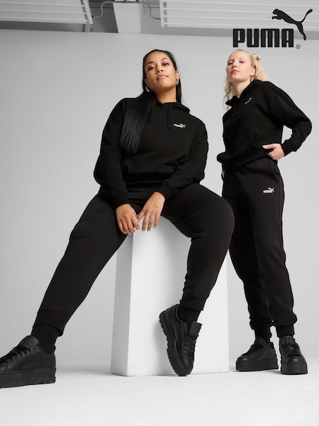 Puma Black Womens Essentials Small No. 1 Logo Sweatpants (W21998) | £40