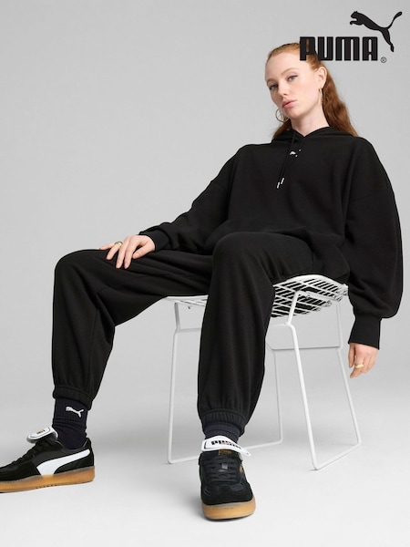 Puma Black Oversized Womens Wardrobe Essentials Hoodie (W22005) | £50