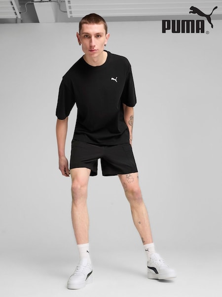 Puma Black Mens WARDROBE ESS Boxy T-Shirt (W22012) | £25