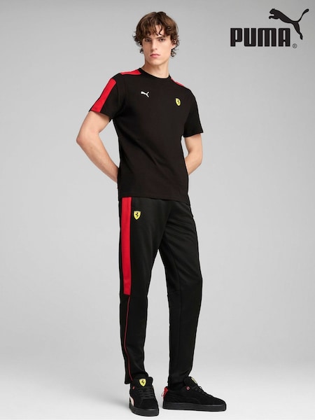Puma Black Mens Scuderia Ferrari Race MT7 T-Shirt (W22015) | £45