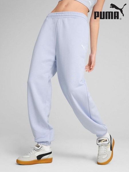 Puma Blue Womens WARDROBE ESS Relaxed Sweatpants (W22023) | £45