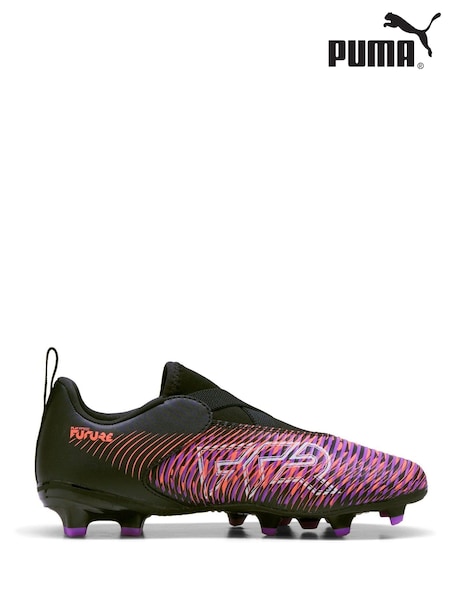 Puma Black Kids Youth FUTURE 8 MATCH LL FG/AG Football Boots (W22166) | £60
