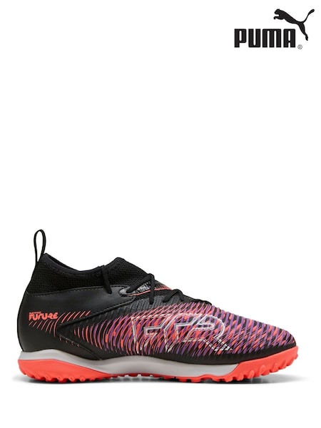 Puma Black Kids Youth FUTURE 8 MATCH TT Mid Football Boots (W22187) | £60