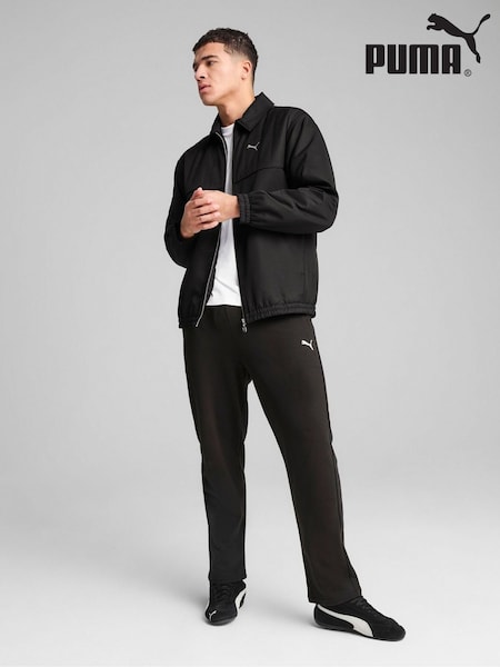 Puma Black Mens Wardrobe Relaxed Retro Football Jacket (W22253) | £85