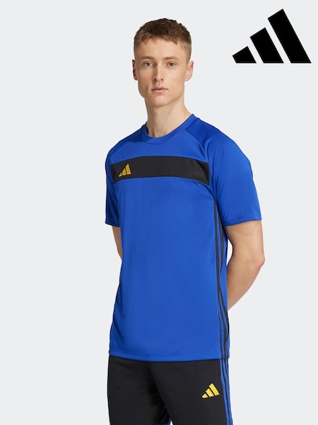 adidas Blue Tiro Essentials Jersey T-Shirt (W22284) | £20