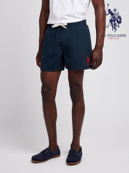 U.S. Polo Assn. Blue Mens Player 3 Swim Shorts (W22311) | £40