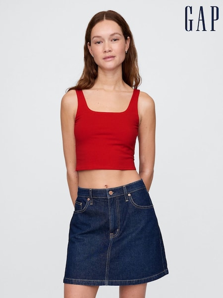 Gap Red CloseKnit Jersey Brami (W22523) | £14