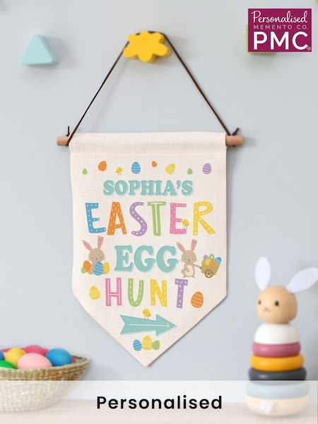 Personalised Easter Egg Hunt Hanging Sign by PMC (W22567) | £15