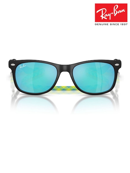 Ray Ban Junior New Wayfarer Square Black Sunglasses (W22838) | £80