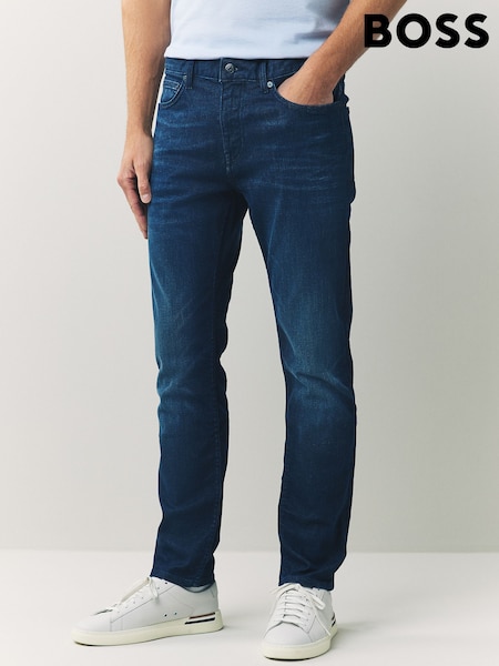 BOSS Blue Slim Fit Delaware Stretch Jeans (W23108) | £129