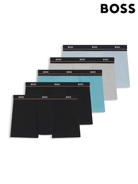 BOSS Black Essential Logo Boxers 5 Pack (W23167) | £69