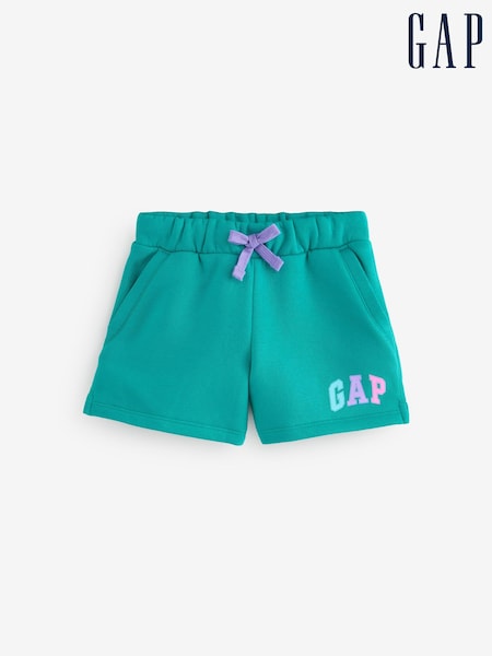 Gap Dark Green Fleece-Lined Pull On Shorts (W23198) | £14