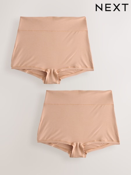 Praline Nude Short Ultimate Comfort Knickers 2 Pack (W23203) | £17