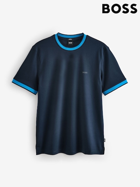 BOSS Blue Regluar Fit Tessler Tipped T-Shirt (W23232) | £89
