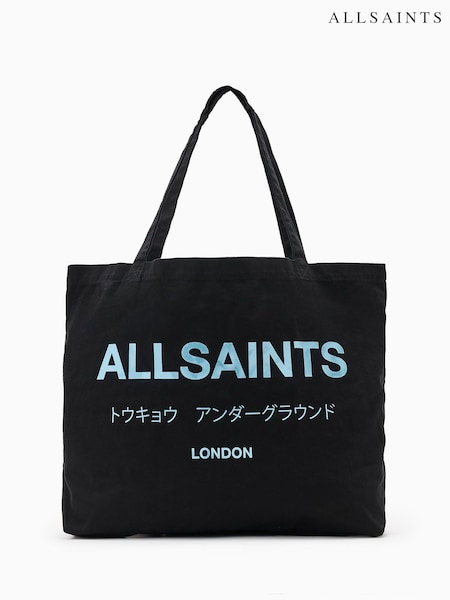 AllSaints Black Underground Tote Bag (W23292) | £35