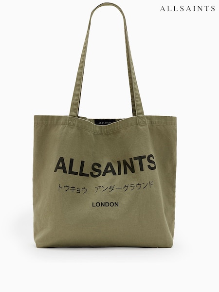 AllSaints Green Underground Tote Bag (W23306) | £35