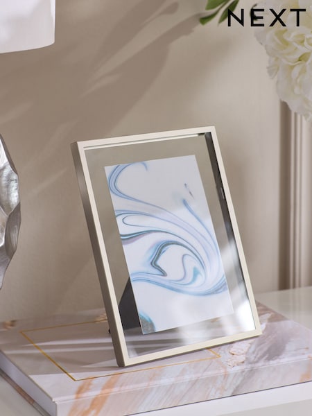 Grey Monaco Metal Photo Frame (W23344) | £8 - £14