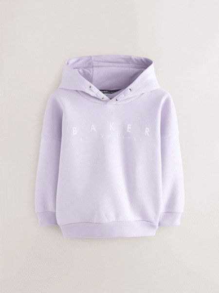 Baker by Ted Baker Oversized Back Print Hoodie (W23451) | £28 - £33