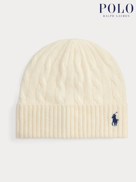 Polo Ralph Lauren Cream Hat (W23707) | £115