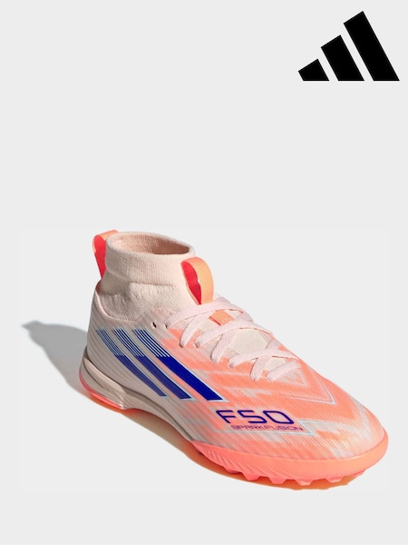adidas Orange Kids F50 Sparkfusion League Turf Boots (W23923) | £55