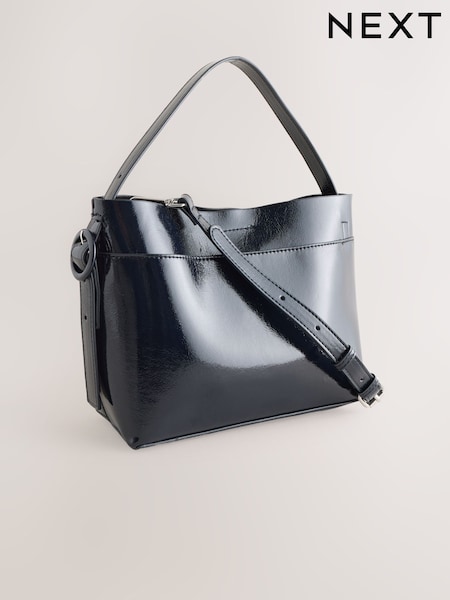 Navy Mini Bucket Bag (W23982) | £30