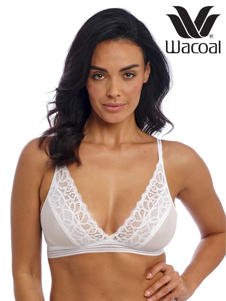 Wacoal White Bralette Raffine Bra (W24082) | £47