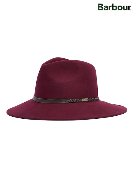 Barbour® Red Tack Fedora Hat (W24235) | £70