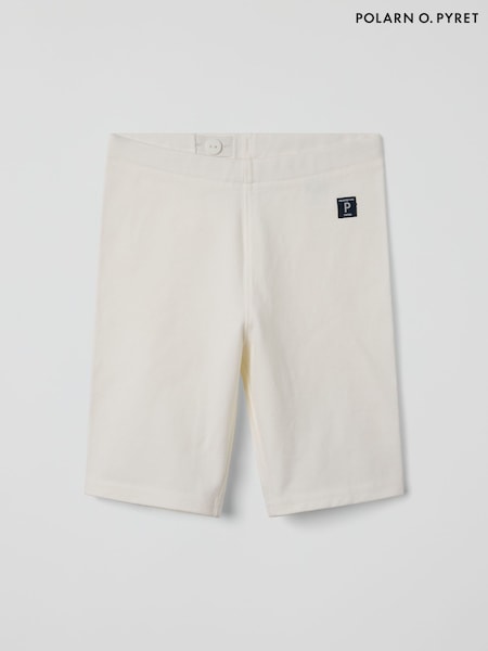 Polarn O Pyret Cream Cycling Shorts (W24243) | £14