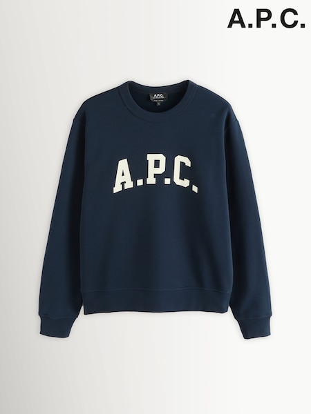 A.P.C. Blue Harris Sweatshirt (W24348) | £240