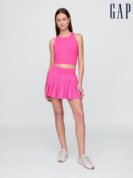 Gap Pink Cropped Sports Tank Bra (W24381) | £25