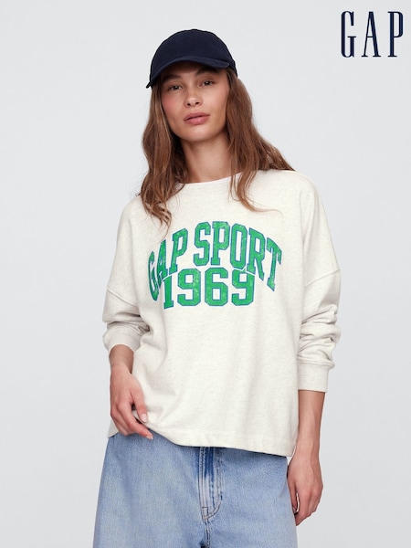 Gap Grey Logo Crew Neck Sweatshirt (W24452) | £35