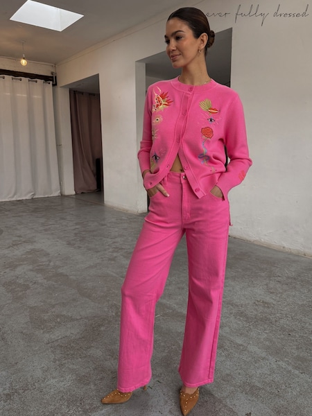 Never Fully Dressed Pink Enchanted Cardigan (W24517) | £99