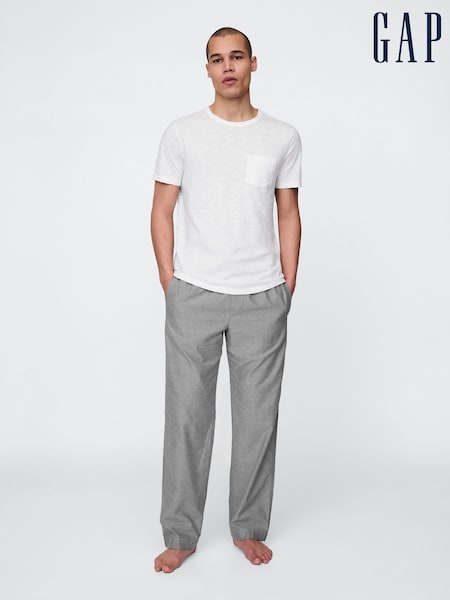 Gap Grey Soft Cotton Pyjama Bottoms (W24566) | £30