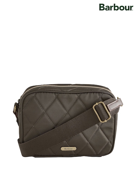 Barbour® Green Quilted Crossbody Bag (W24609) | £55