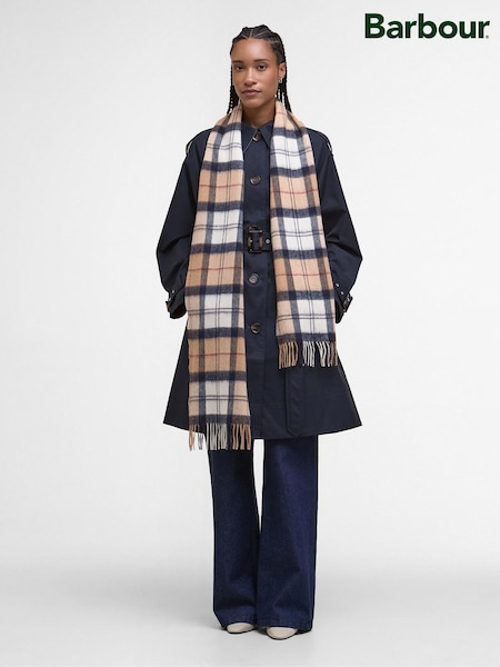 Barbour® Brown Tartan Scarf (W24630) | £40