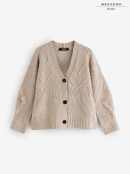 Weekend MaxMara Cream Stallo Cardigan (W24775) | £320
