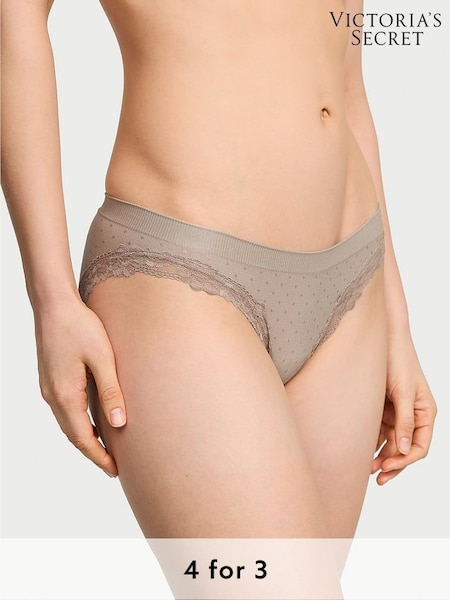 Victoria's Secret Turtle Dove Grey Bikini Knickers (W24801) | £9