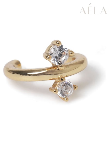 Aela Gold Tone Cubic Zirconia Ear Cuff (W24809) | £22.50