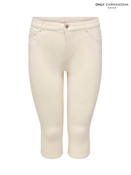 ONLY Curve Natural Denim Capri Jeans (W24935) | £35