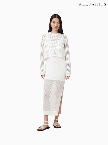 AllSaints White Miro Dress (W24952) | £259