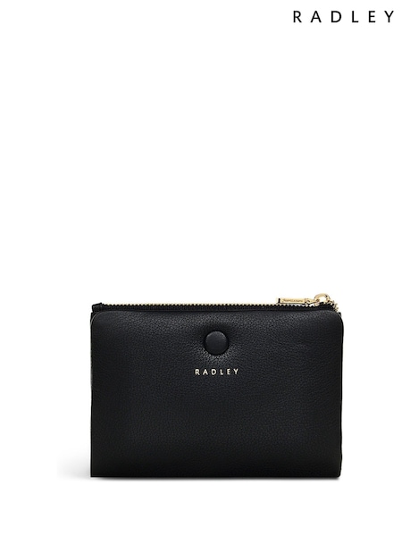 Radley Medium Mallow Street Bifold Black Purse (W24986) | £69