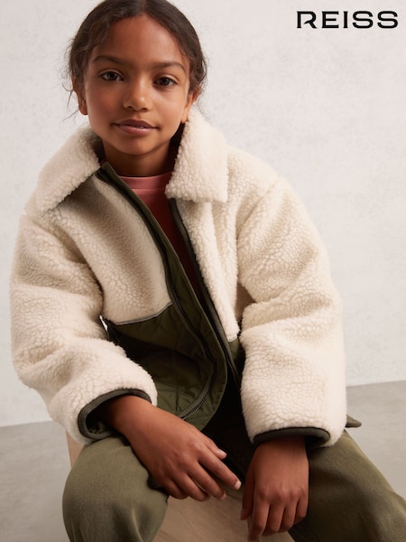 Reiss Ecru Jeanie Coat (W25015) | £76