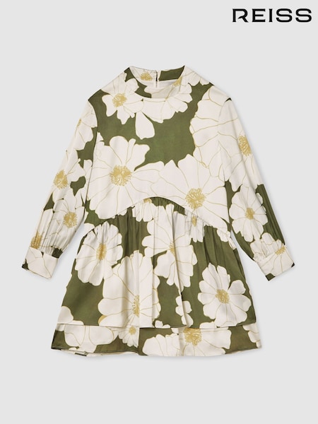 Reiss Green Daisy Dress (W25025) | £75