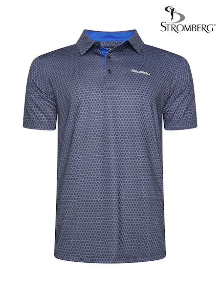 Stromberg Mens Darlington Golf Grey Polo Shirt (W25073) | £35