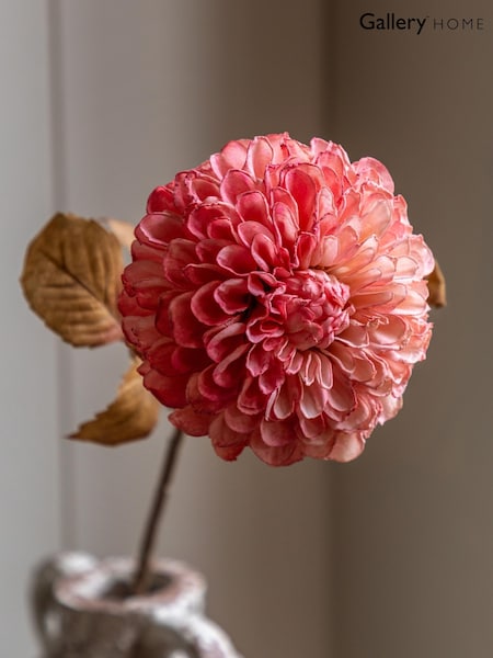 Gallery Home 6 Pack Apricot Faux Stem Dahlias (W25238) | £36