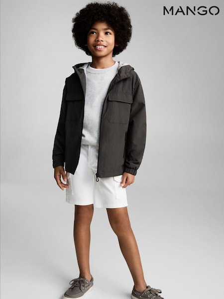 Mango Grey Hooded Jacket (W25314) | £33