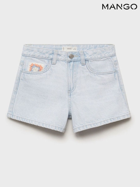 Mango Blue Dhalia Shorts (W25369) | £20